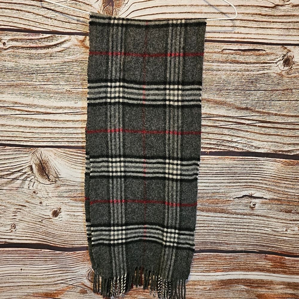 Black & Brown scarf 100% cashmere multicolored Pre-owned